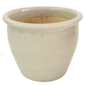 Ceramic Rolled Rim Pot 2