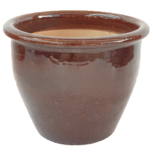 Ceramic Rolled Rim Pot 6