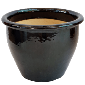 Ceramic Rolled Rim Pot 7