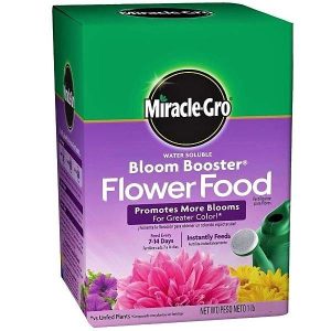 Miracle Gro Water Soluble Bloom Booster Flower Food 1