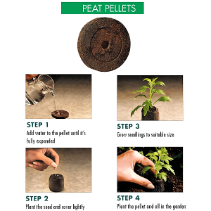 Peat Pellets or Peat Seeds Starters 4