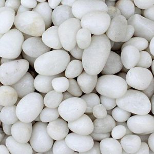 Snow white pebbles 20KG 1