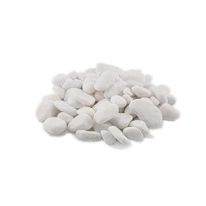 Snow white pebbles 20KG 3